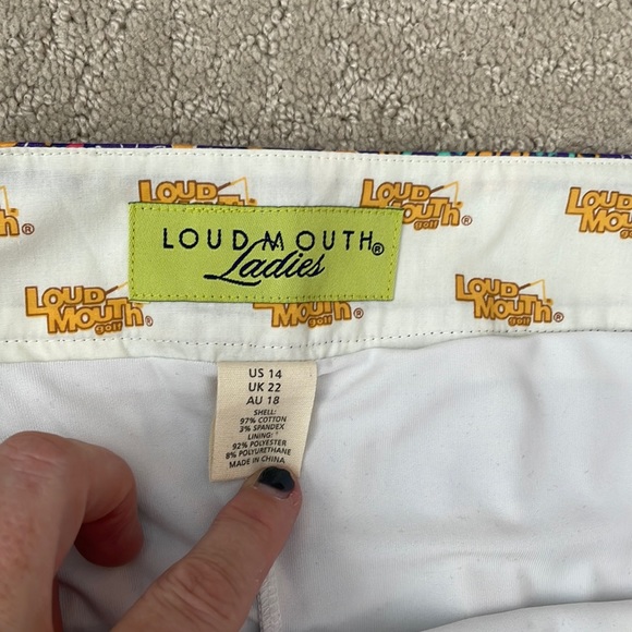 Loudmouth paisley skort. Like new condition. Size 14. - Picture 3 of 3